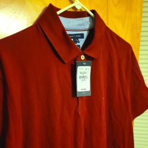 Burgundy/Maroon Tommy Hilfiger Polo
